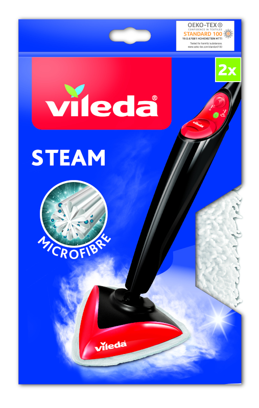 Vileda® Steam Ersatzbezug Dampfreiniger Ersatz Microfaser 2er Pack