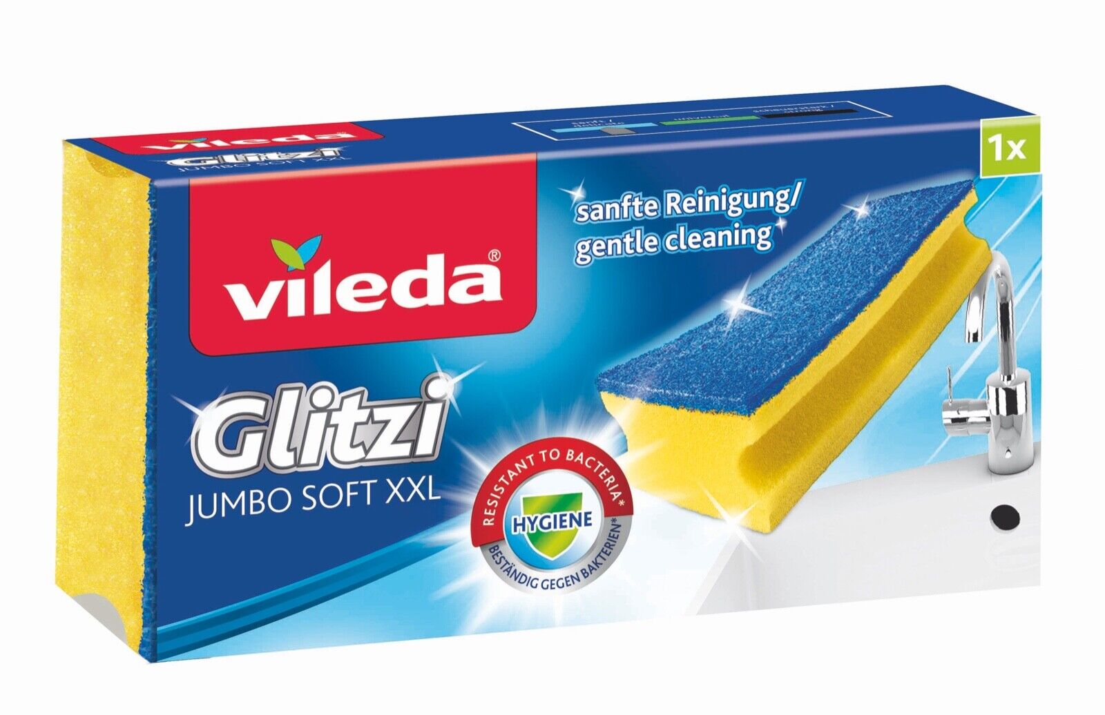 Vileda® Glitzi Jumbo Soft XXL Spül-Schwamm VE-Pack 8 Stück