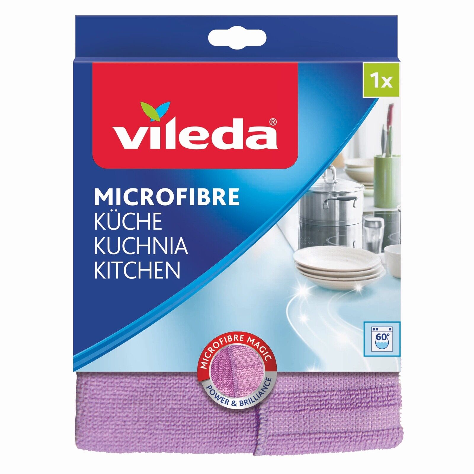 Vileda® Microfibre Küchentuch 2in1