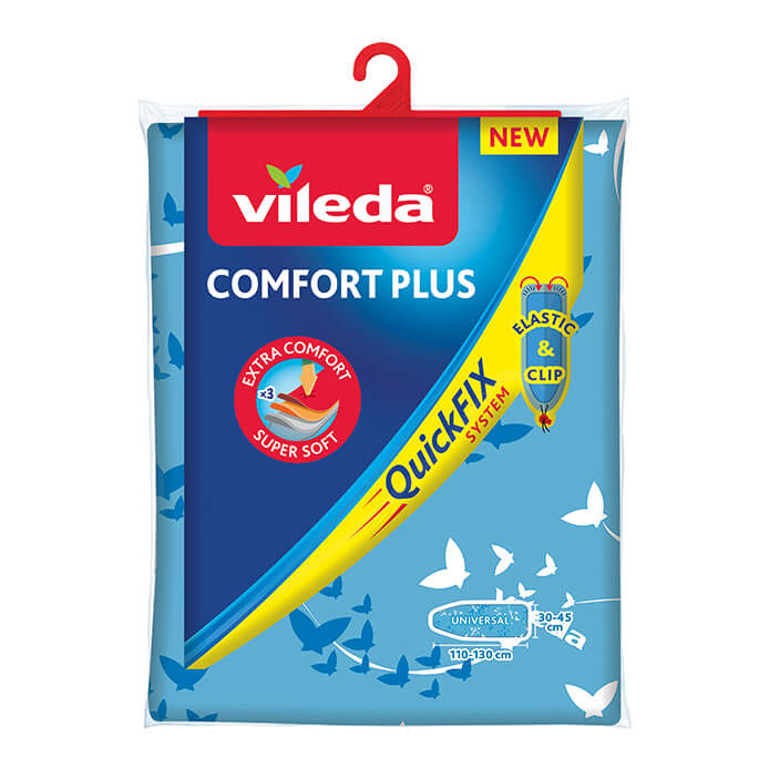 Vileda® Bügeltisch-Bezug Comfort Plus QuickFIX System Bügelbrett