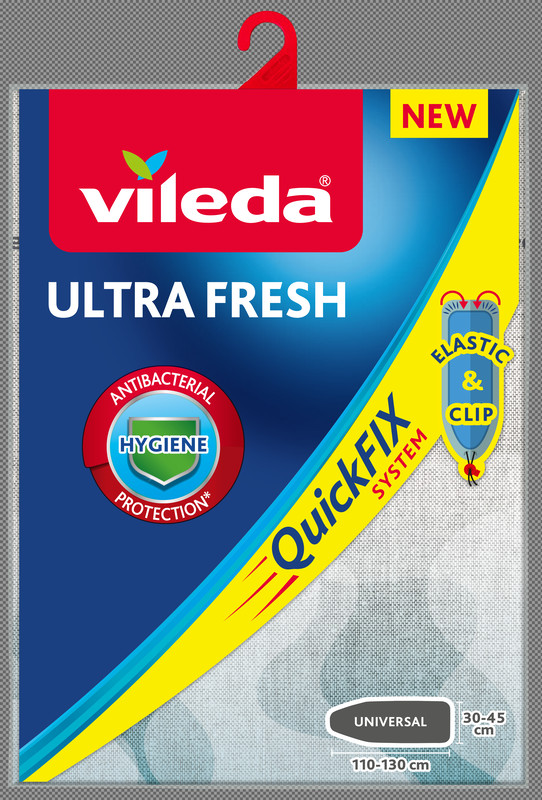 Vileda® Bügeltisch-Bezug Ultra Fresh QuickFIX System Bügelbrett