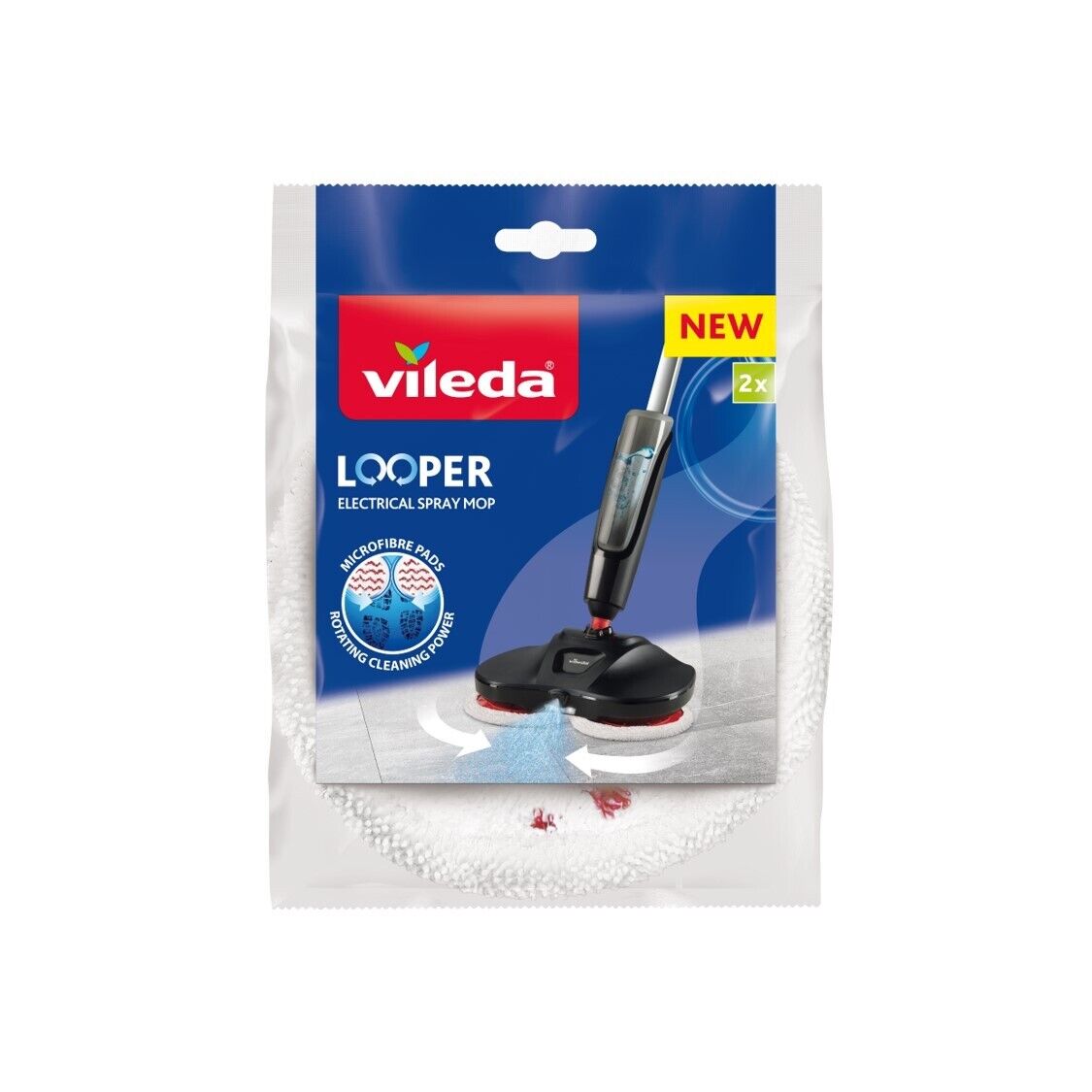 Vileda® Looper Electrical Spray Mop Ersatzbezüge 2er Pack