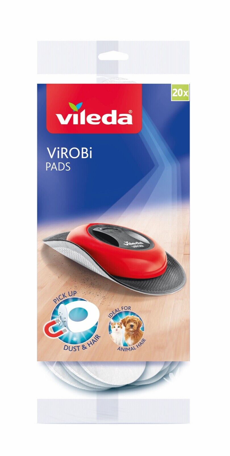 Vileda® ViROBi Pads Ersatz-Staubpads 20er Pack