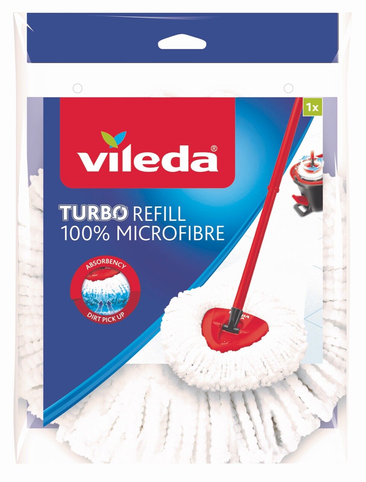 Vileda® Turbo EasyWring&Clean Classic Wischmop Ersatzkopf