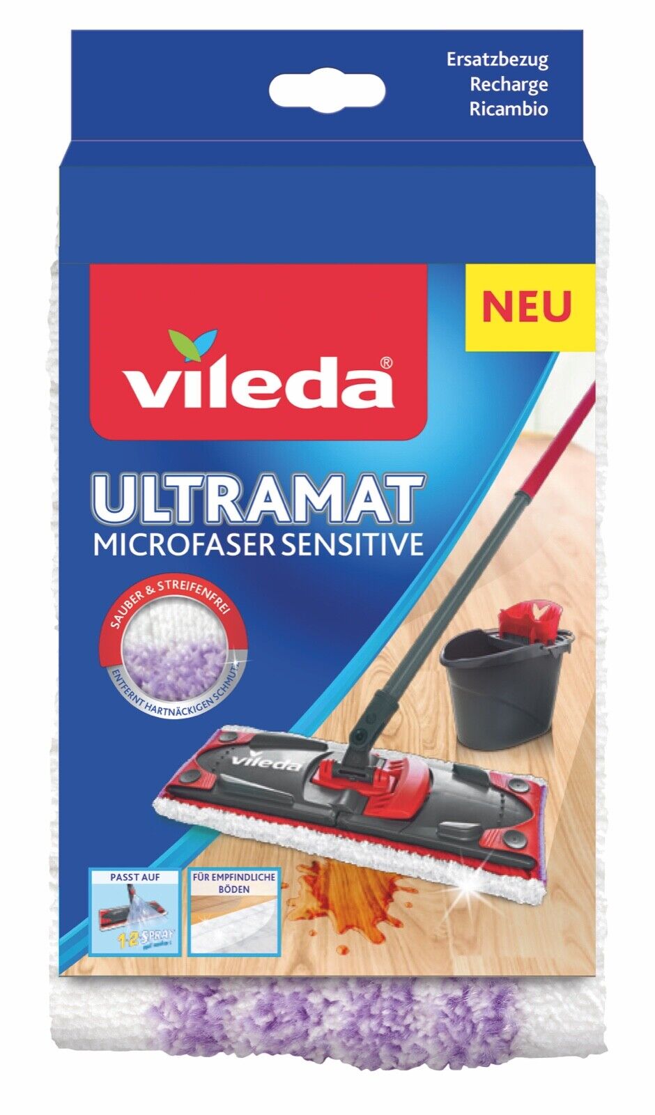Vileda® UltraMat XL Microfaser Sensitive Ersatzbezug