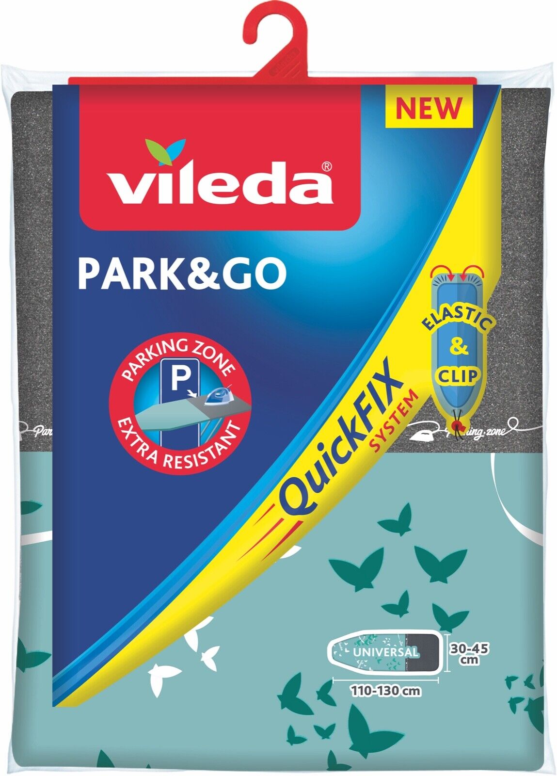 Vileda® Bügeltisch-Bezug Park&Go QuickFIX System Bügelbrett