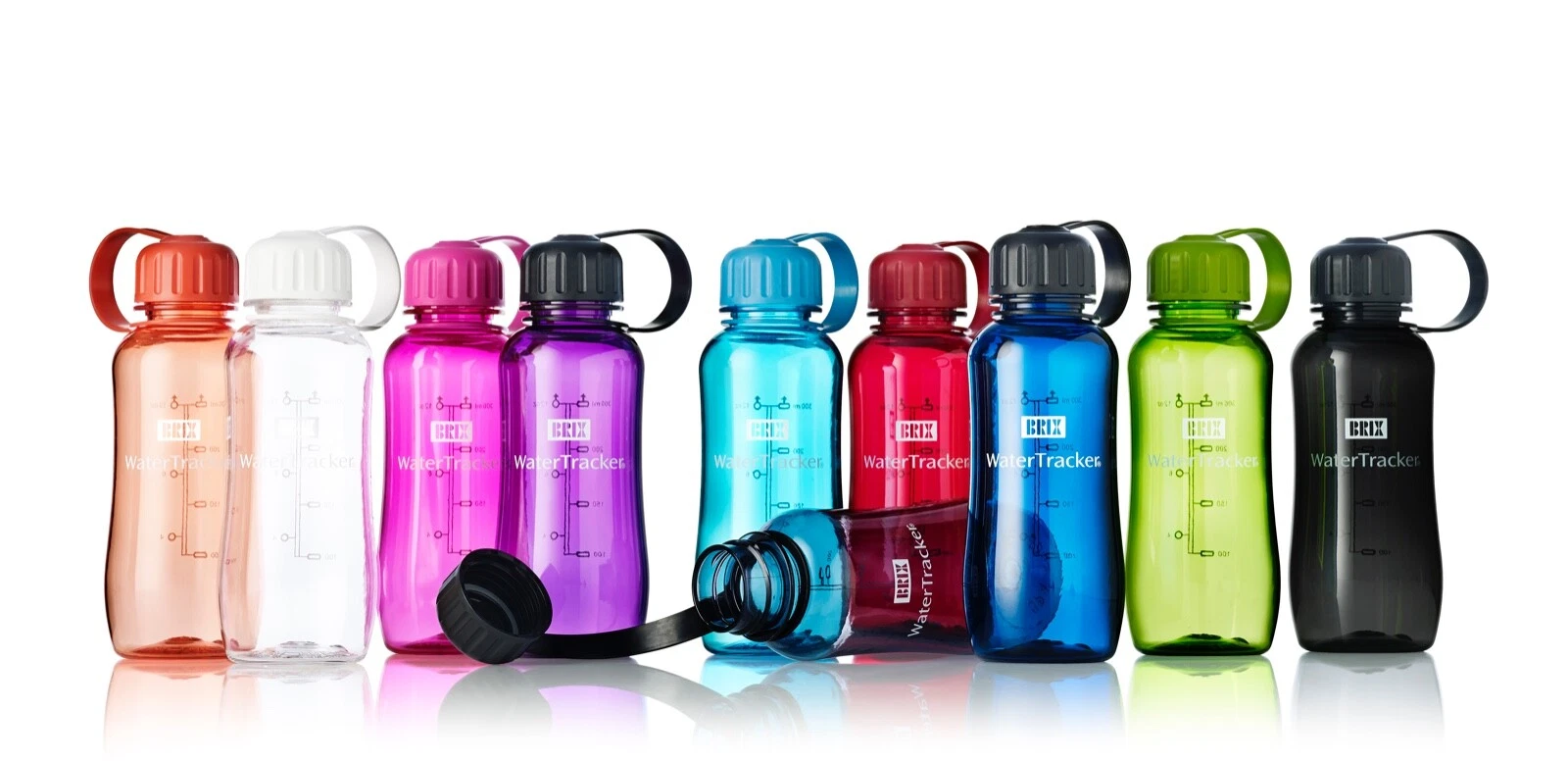 BRIX WaterTracker® Trinkflasche Tritan™ Flasche