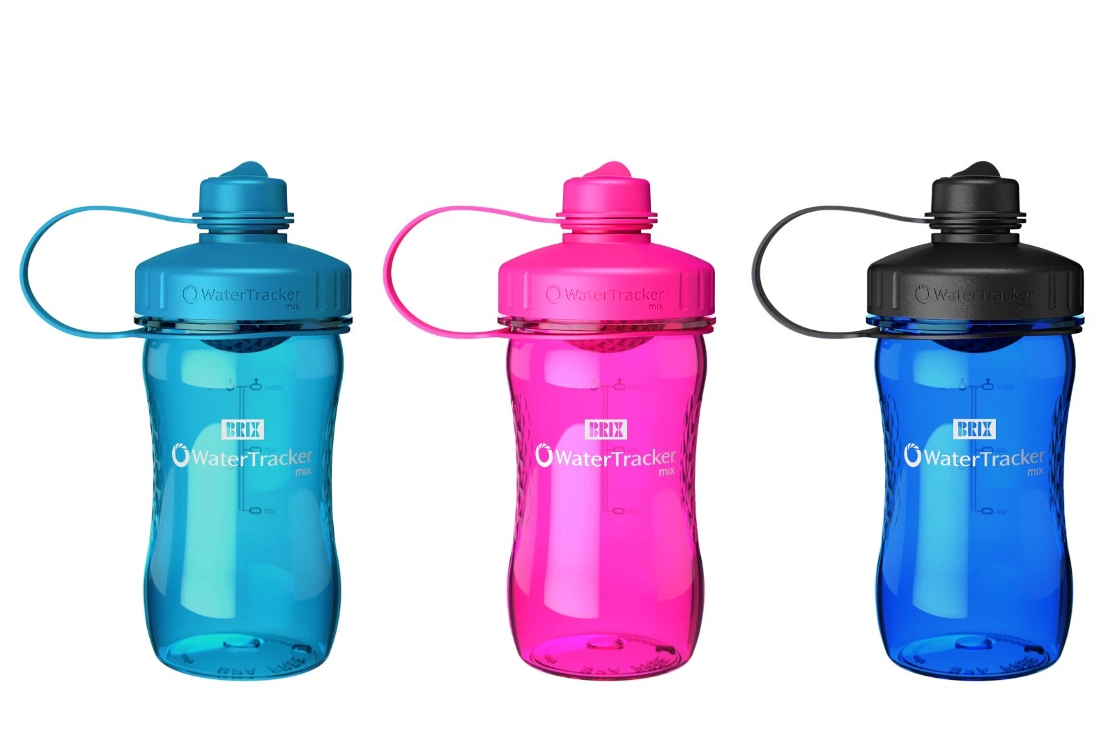 BRIX WaterTracker® Mix 0,75 l Trinkflasche Tritan™ Flasche